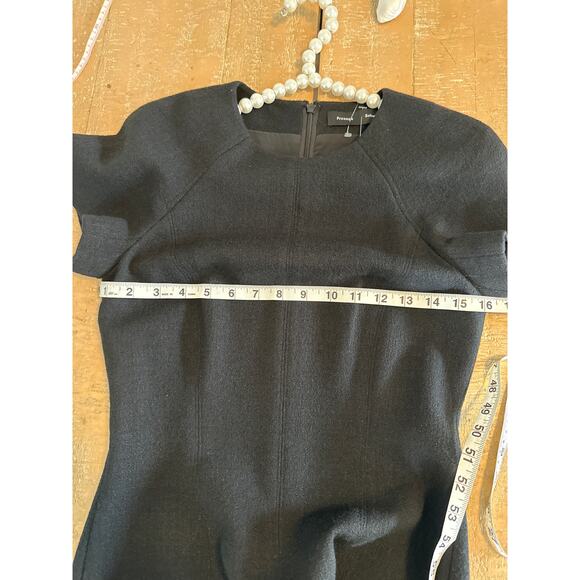 Proenza Schouler elegant virgin wool mini dress size 4 mint condition - Picture 15 of 16